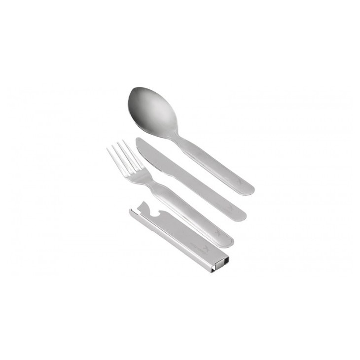Couverts inox Travel Cutlery Deluxe - Easy Camp - Achat de couverts de camping