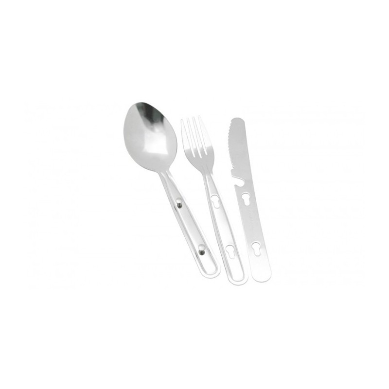 Couverts en acier Travel Cutlery - easy Camp - Achat de couvert camping