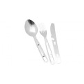 Couverts en acier Travel Cutlery - easy Camp - Achat de couvert camping