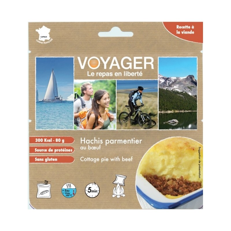 Hachis Parmentier Liofilizado 80 g - Voyager - Compre platos liofilizados