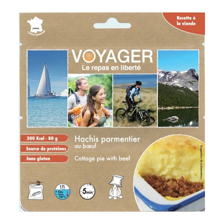 Hachis Parmentier Liofilizado 80 g - Voyager - Compre platos liofilizados