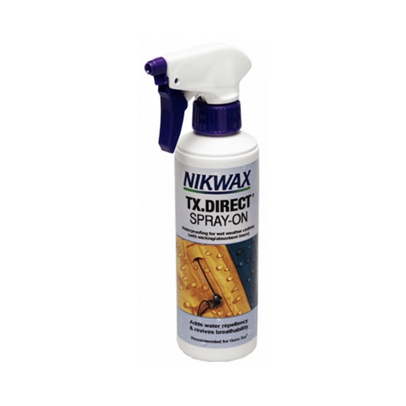 TX.Direct Spray-On spray impermeabilizzante tecnico per tessuti - Nikwax - Acquista prodotti impermeabilizzanti