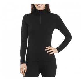 Camiseta de mujer de lana merino Wmns Oasis LS 1/2 Zip - Icebreaker