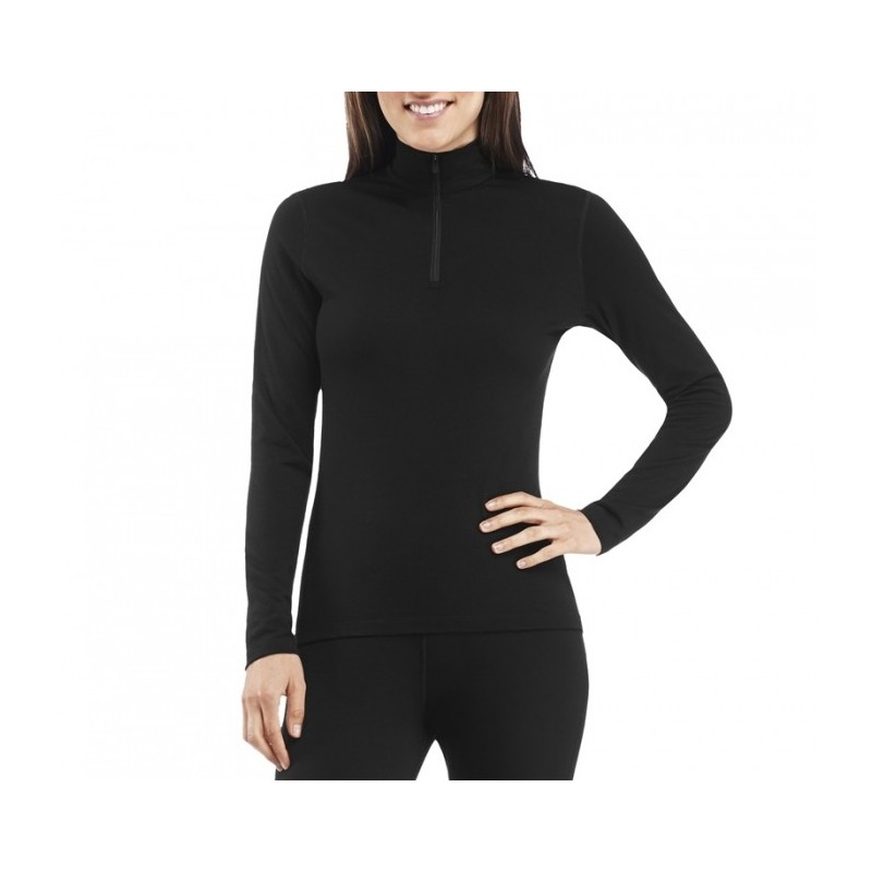 Camiseta de mujer de lana merino Wmns Oasis LS 1/2 Zip - Icebreaker