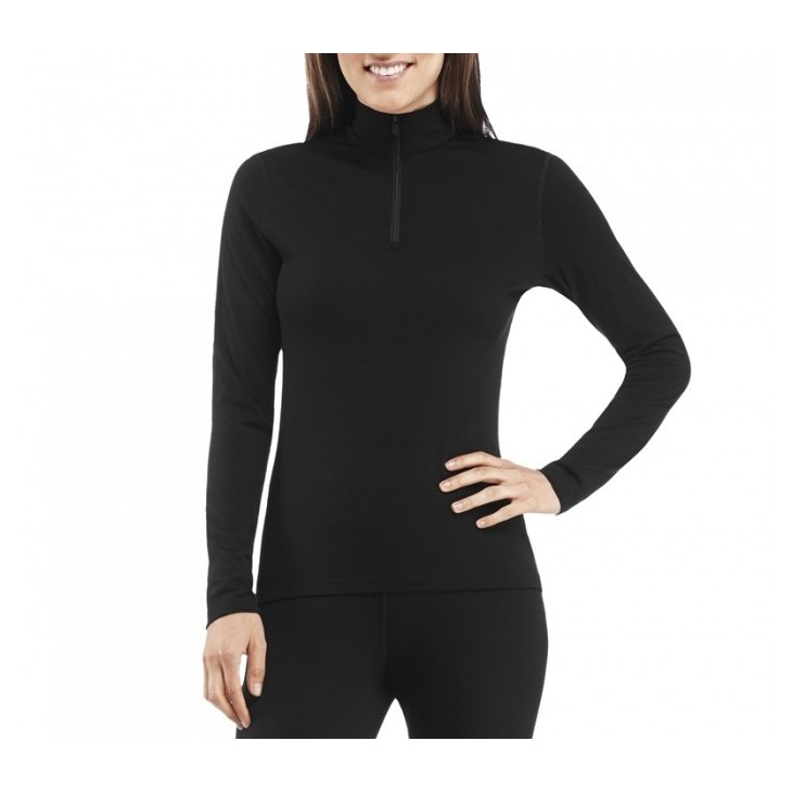 Camiseta de mujer de lana merino Wmns Oasis LS 1/2 Zip - Icebreaker