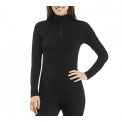 Camiseta de mujer de lana merino Wmns Oasis LS 1/2 Zip - Icebreaker