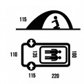 TENDA DA TREKKING BRONDER 2 LIGHT