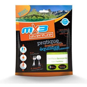 Pâtes lyophilisées aux 3 fromage MX3 - vente en ligne plat lyophilisé