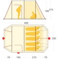 Tenda da campeggio per famiglie Ferrino Chanty 5 - Tenda da campeggio per 5 persone