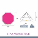 TENDA CHEROKEE 350 TIPI