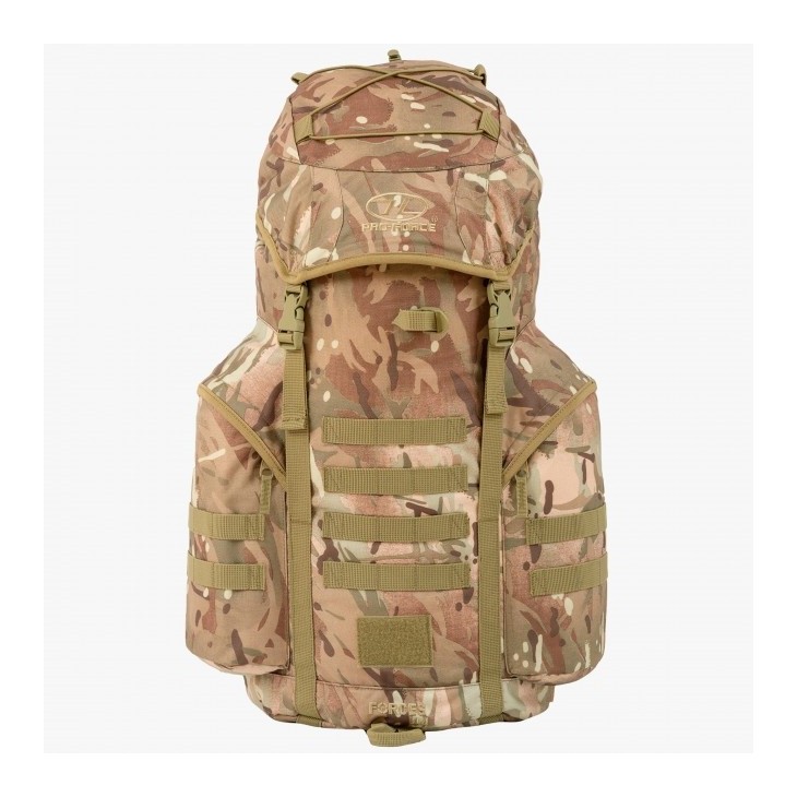 Mochila Highlander Forces 44 de camuflaje táctico - Mochila ideal para actividades de bushcraft, militares, de comando y de supe