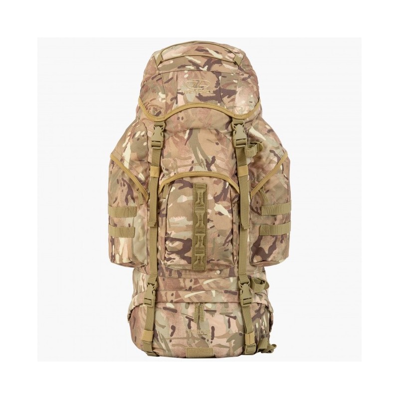 Highlander Forces 66 Tactical Camouflage Backpack - Militärischer Rucksack, ideal für Kommandopraktika