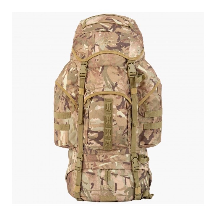 Highlander Forces 66 Tactical Camouflage Backpack - Militärischer Rucksack, ideal für Kommandopraktika