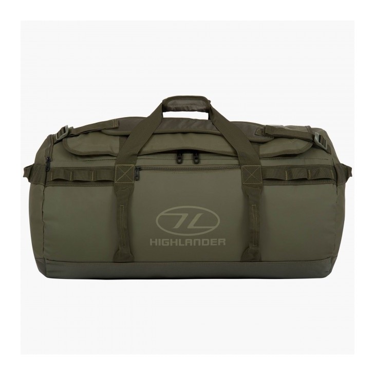 Bolsa Duffle Highlander Storm Kit bolsa 90 litros oliva Rugged Duffel bolsa