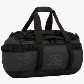 Duffle bag Highlander Storm Kit bag 30 litre black. Duffel bag robuste