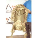 Highlander Forces 66 Tactical Camouflage Backpack - Militärischer Rucksack, ideal für Kommandopraktika