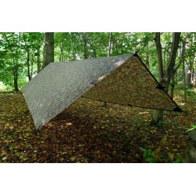 Amache DD Tarp 4,5x3 M MC Camouflage per bivacchi fino a 4 persone.