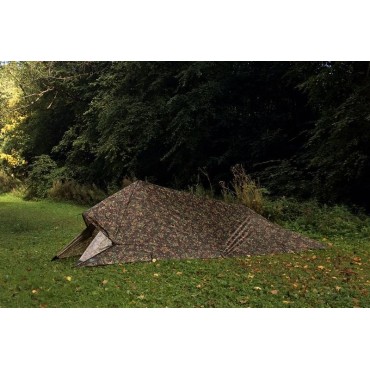 Tarp DD Hammocks 4.5x3 M MC Camouflage pour bivouac jusqu'à 4 pers.