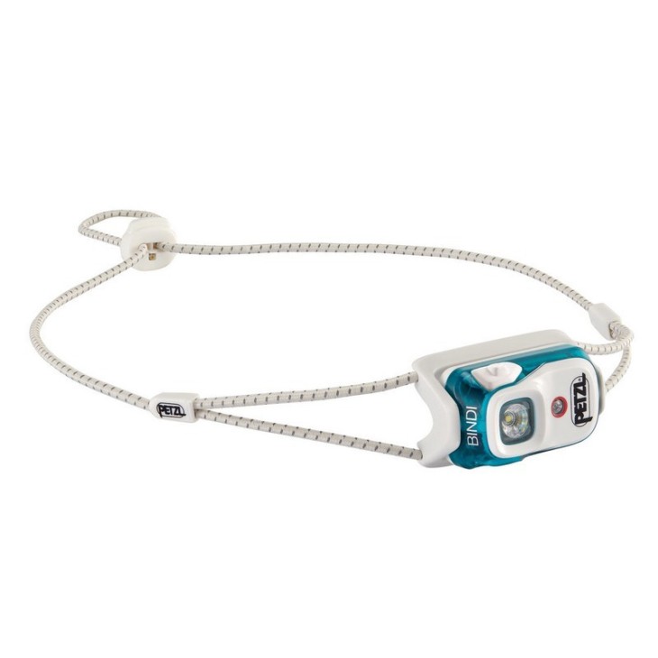 Lampada frontale Petzl Bindi - Lampada frontale ricaricabile ultraleggera e compatta