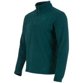 PILE EMBER 1/4 ZIP UOMO VERDE