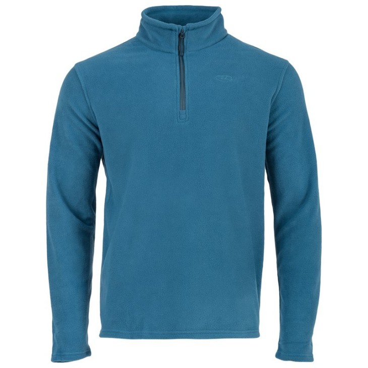 Pile Highlander Ember 1/4 zip da uomo blu - Pile leggero e caldo