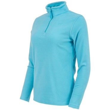 Polaire femme Highlander Ember 1/4 zip Fleece  bleu - Polaire légère et chaude