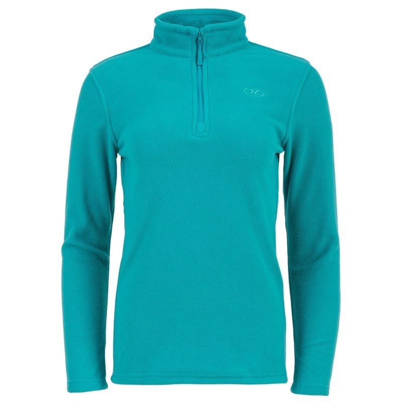 Vellón Highlander Ember 1/4 zip turquesa para mujer - Vellón ligero y cálido