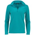 Vellón Highlander Ember 1/4 zip turquesa para mujer - Vellón ligero y cálido