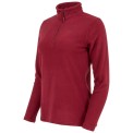 Pile Highlander Ember 1/4 zip donna rosso - Pile leggero e caldo