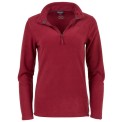 Polaire femme Highlander Ember 1/4 zip Fleece rouge - Polaire légère et chaude