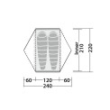 Leichtes Trekkingzelt Robens Boulder 2