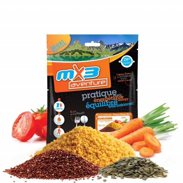 Aliments lyophilisés - Quinoa petit épeautre végétarien MX3