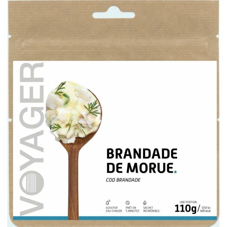 Brandada de bacalao liofilizado - Voyager - Compre platos liofilizados