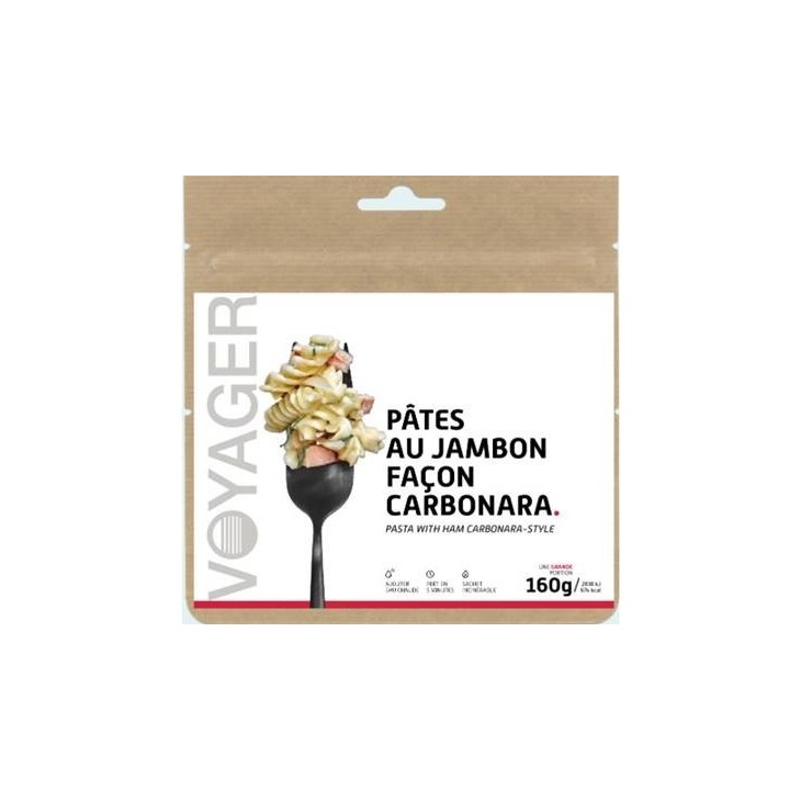 Pasta liofilizada Carbonara - Voyager - Comprar platos liofilizados