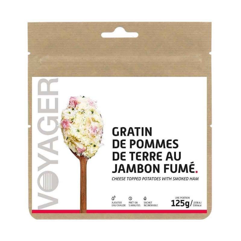 Gratinado de patatas con jamón ahumado liofilizado - Voyager - Comprar platos liofilizados