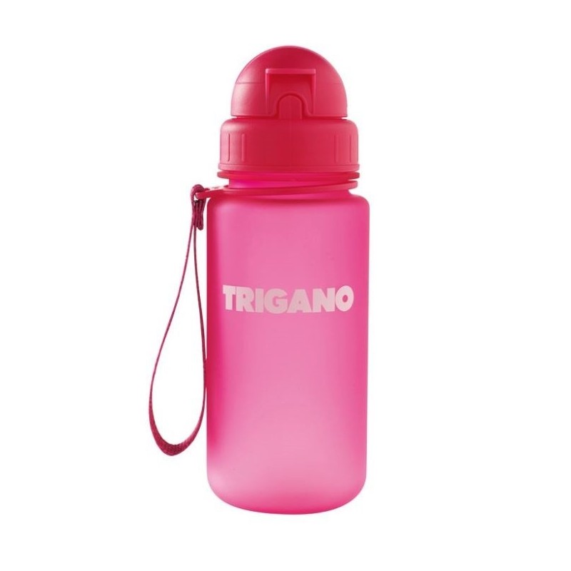 Botella de agua infantil Tritan rosa de Trigano - Comprar botellas de agua para niños