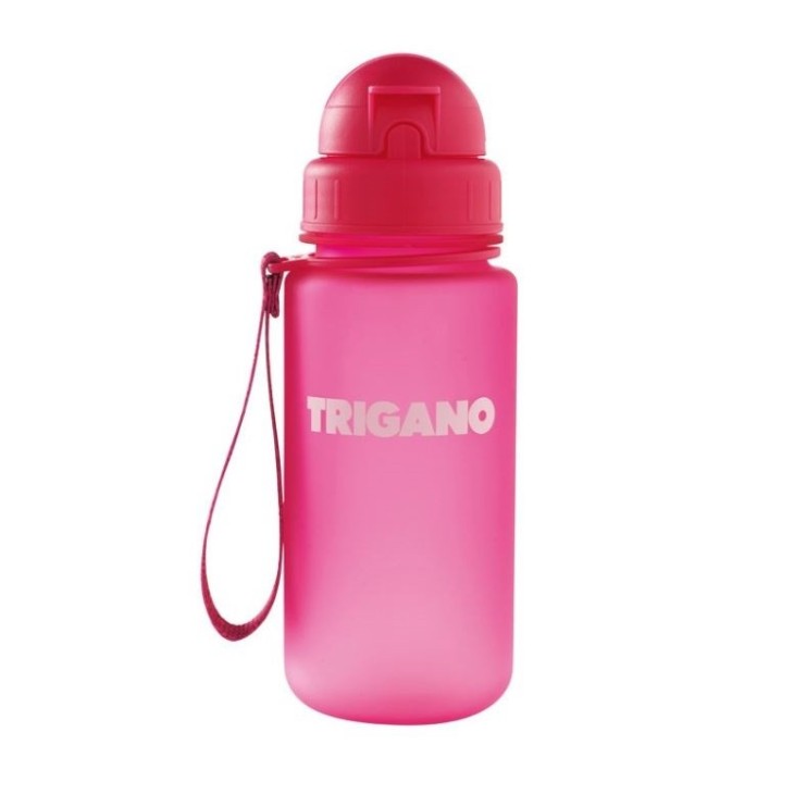 Botella de agua infantil Tritan rosa de Trigano - Comprar botellas de agua para niños