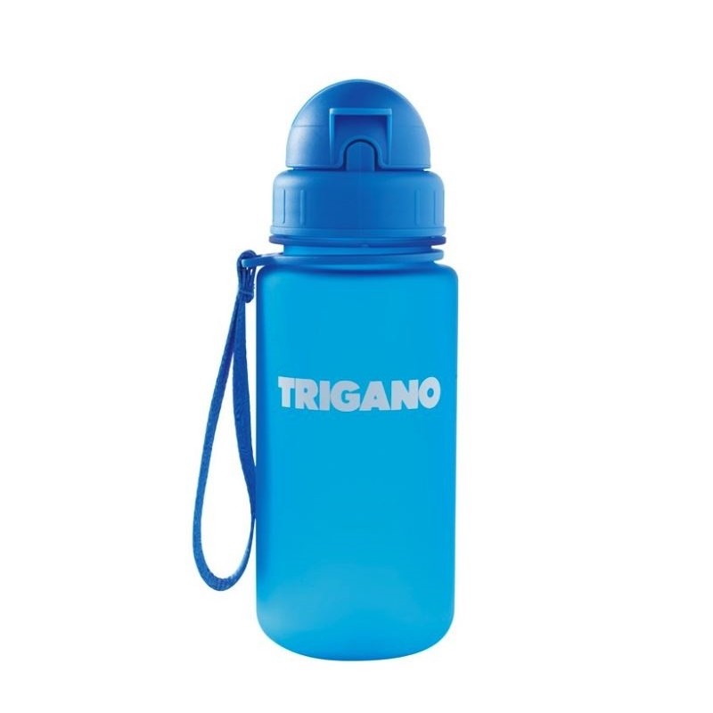 Botella de agua Tritan azul para niños de Trigano - Comprar botellas de agua para niños