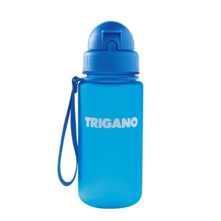 Botella de agua Tritan azul para niños de Trigano - Comprar botellas de agua para niños