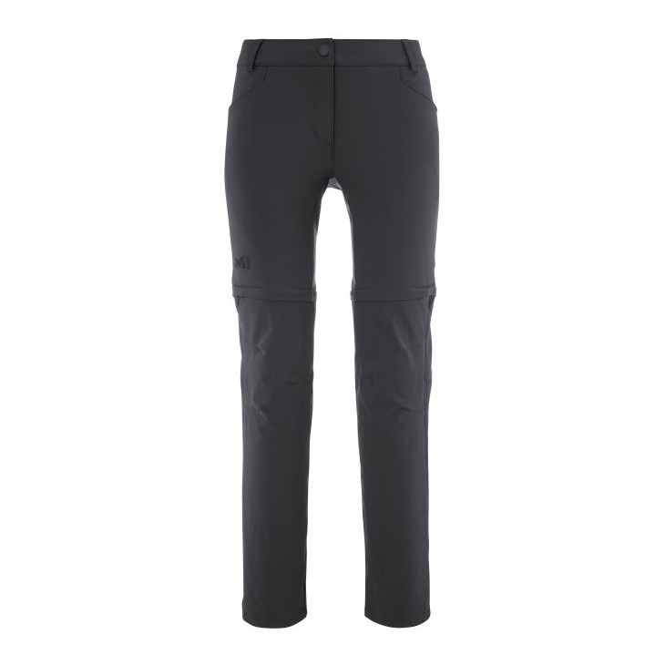 Pantalones senderismo mujer, Millet Trekker Stretch Zip Off Pant III