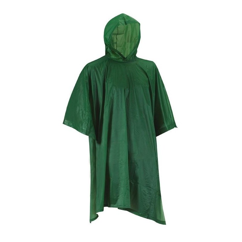 Regencape Behelfsumhang Olive PVC Poncho - Regenumhang Verkauf