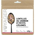 Lentejas liofilizadas con jamón y verduritas - Voyager - Comprar platos liofilizados