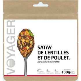 Lenticchie e pollo satay 100 g - Voyager - Acquista piatti liofilizzati