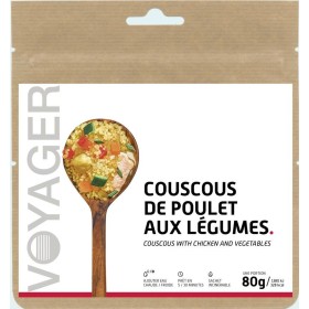 Couscous mit Huhn, gefriergetrocknet 80 g - Voyager - Kauf von gefriergetrockneten Gerichten