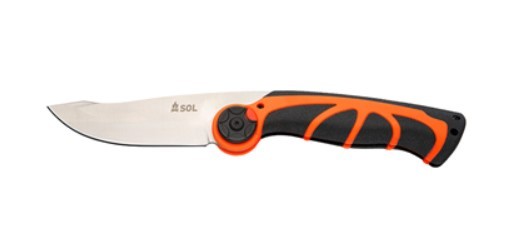 Couteau et scie pivotant SOL ; scie couteau pour bushcraft et outdoor