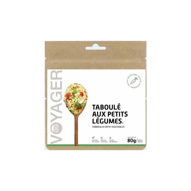 Tabbouleh liofilizzato con verdure baby - Voyager - Acquista piatti liofilizzati