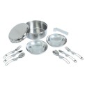 Set de popote Trigano inox 2 personnes - Vente de popotes de randonnée