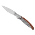 Coltello K2 in palissandro con design a rosetta - Acquista coltelli da tasca