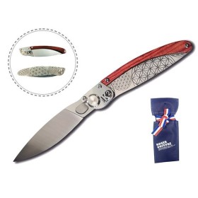 Coltello K2 in palissandro con design a rosetta - Acquista coltelli da tasca