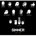 Sinner Geo Black Green - Fascia per il collo leggera ed elastica